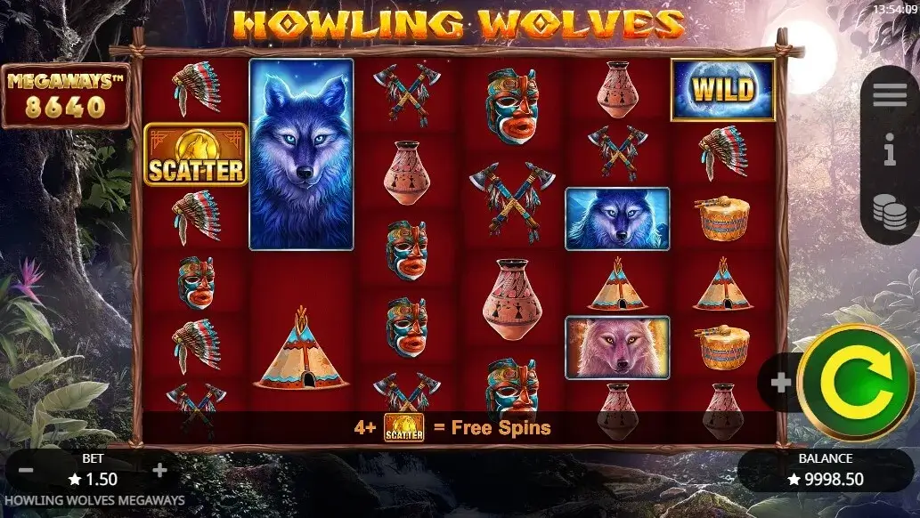 Howling wolves megaways