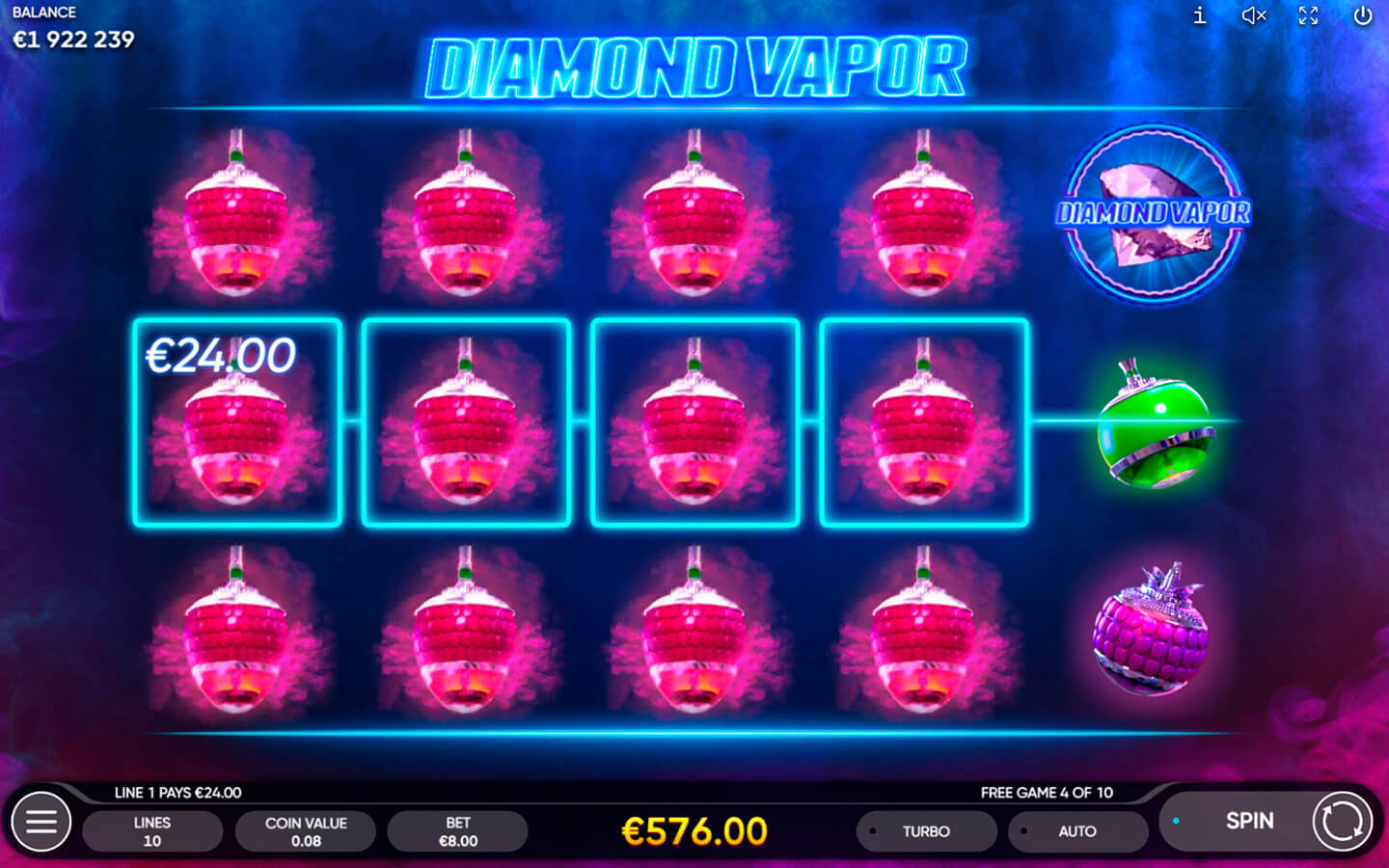 Diamond vapor