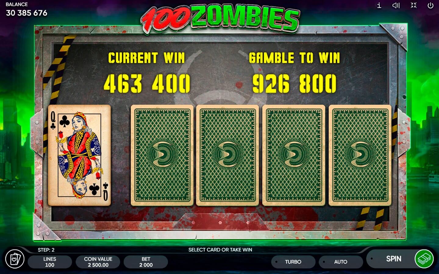 100 zombies