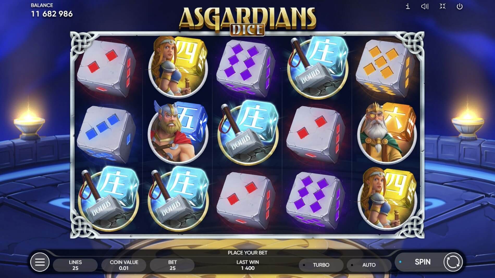 Asgardians dice