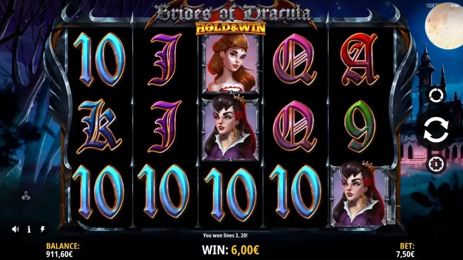 Brides of dracula hold and win