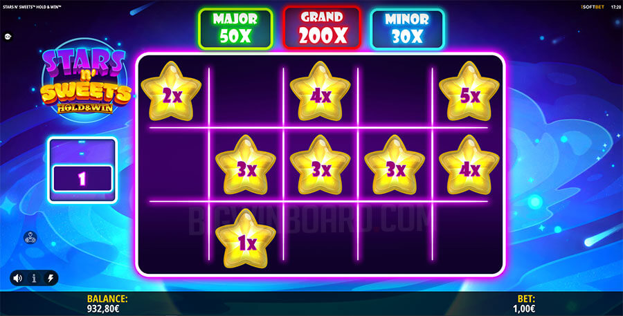 Stars n’ sweets hold & win