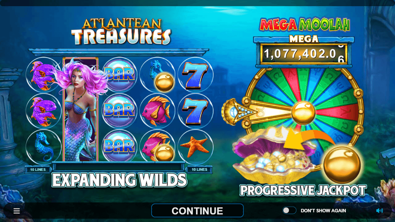 Atlantean treasures mega moolah