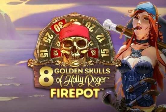 8 golden skulls of holly roger megaways