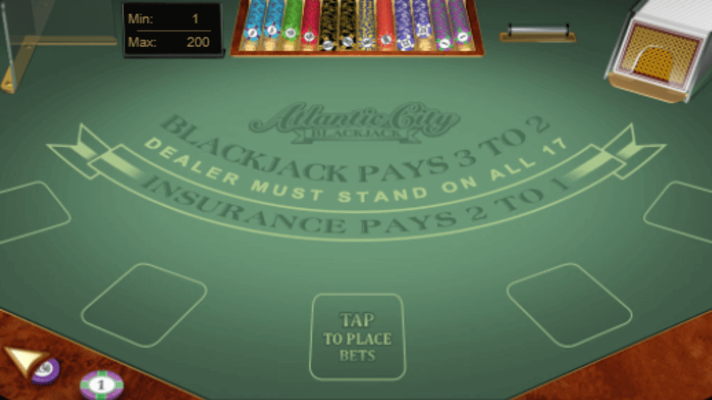 Atlantic city blackjack gold