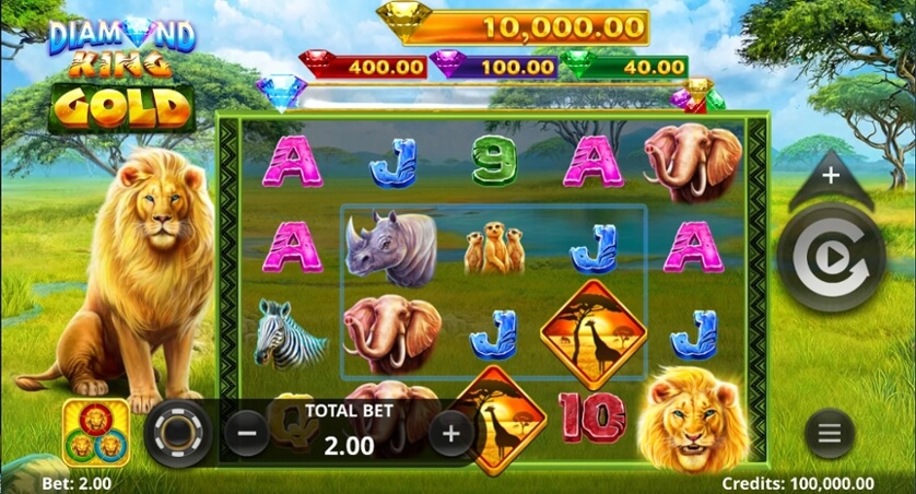 Diamond king jackpots