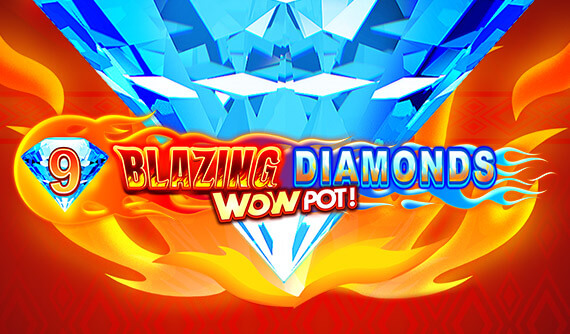 9 blazing diamonds wowpot!