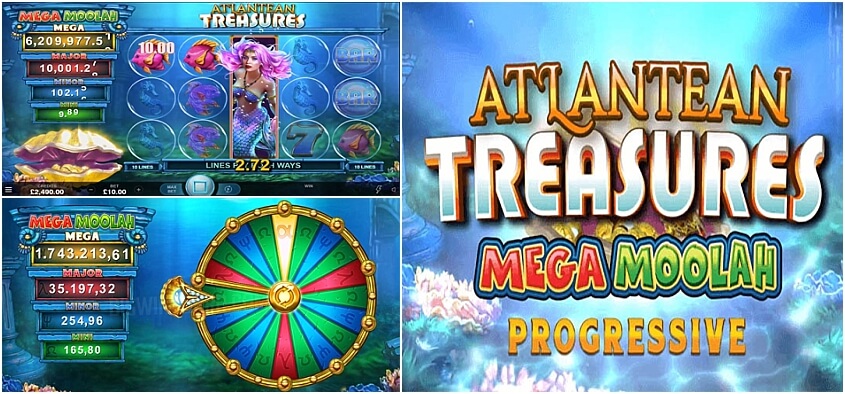 Atlantean treasures mega moolah