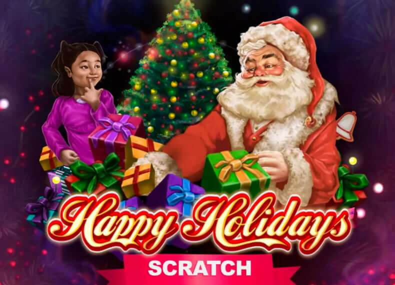 Happy holidays scratch