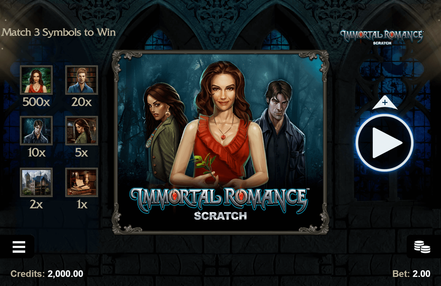 Immortal romance scratch