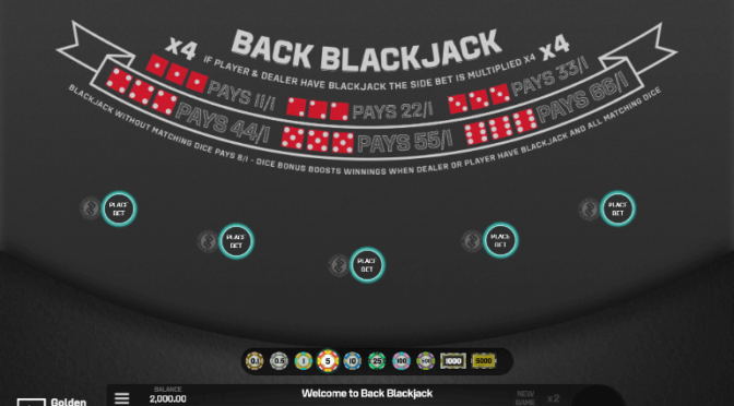 Back blackjack