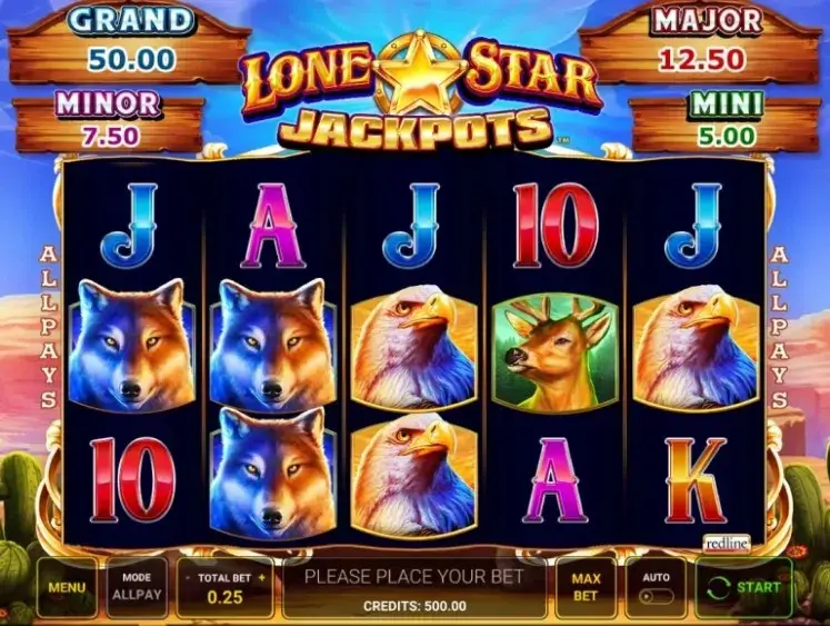 Lone star jackpots