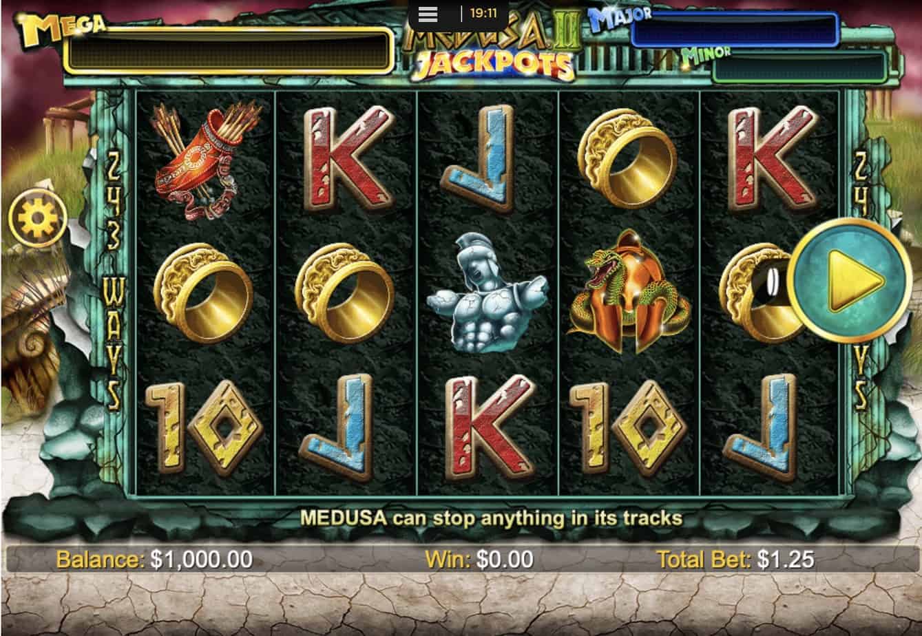 Medusa 2 jackpots