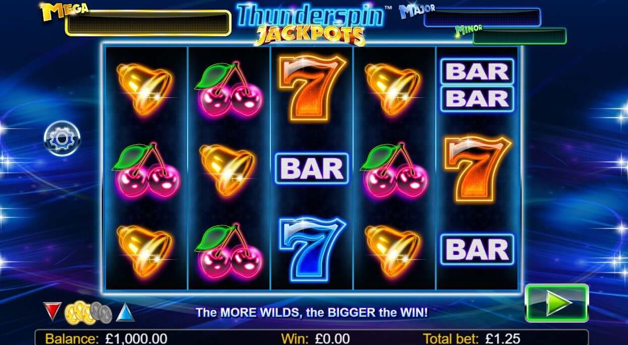 Thunderspin jackpots