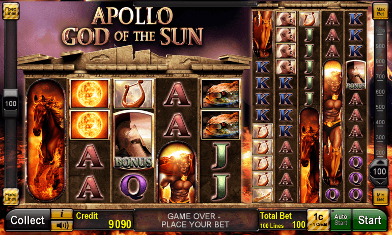 Apollo god of the sun