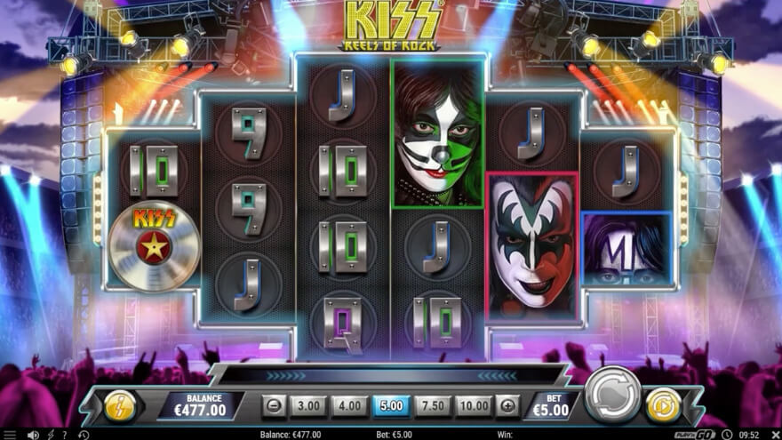 Kiss reels of rock