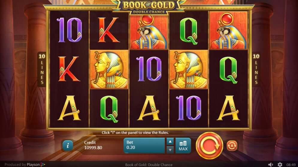 Book of gold: double chance