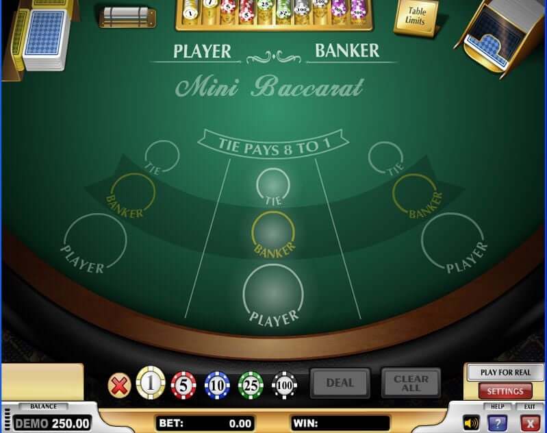 Mini baccarat