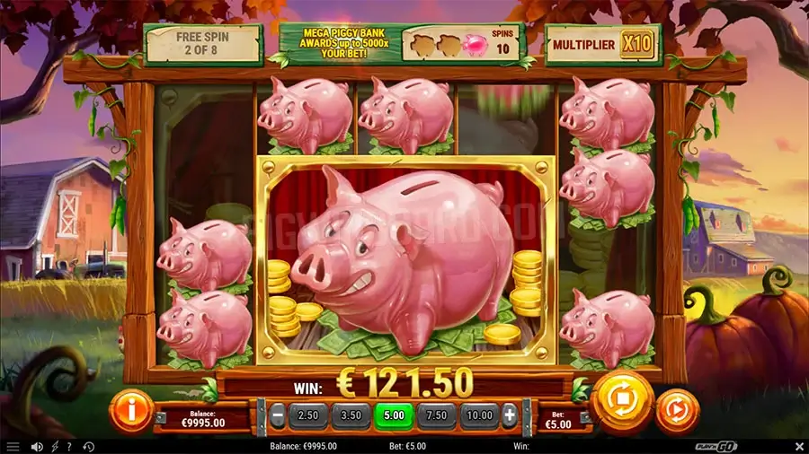 Piggy bank farm