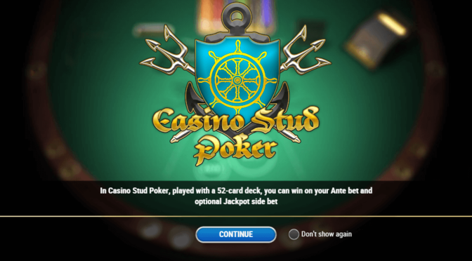 Casino stud poker