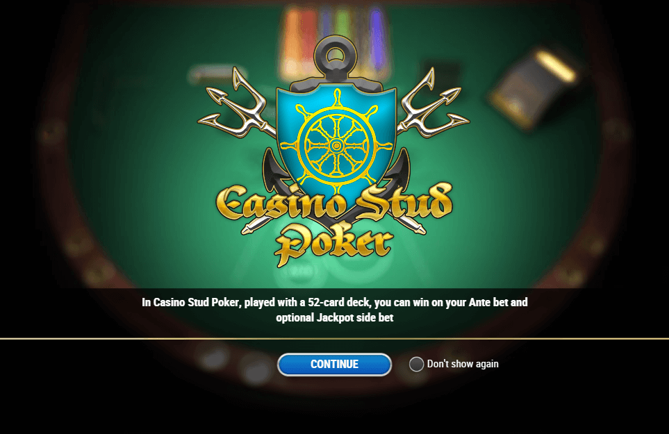 Casino stud poker