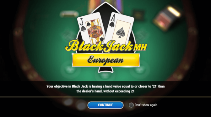 European blackjack mh