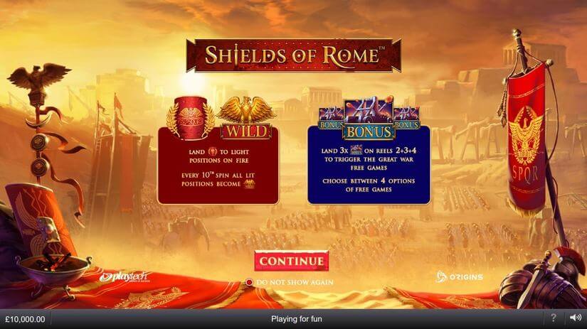 Shields of rome