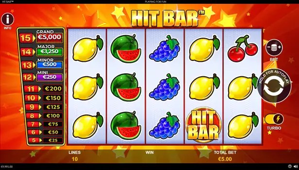 Hit bar