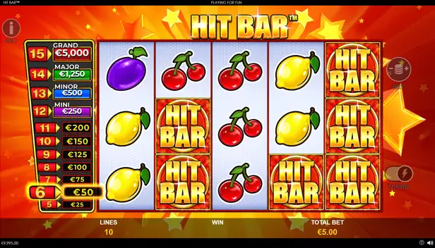 Hit bar