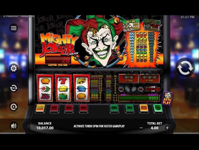 Mighty joker arcade