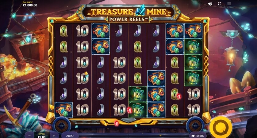 Treasure mine power reels