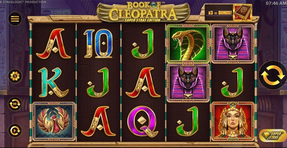 Book of cleopatra super stake edition