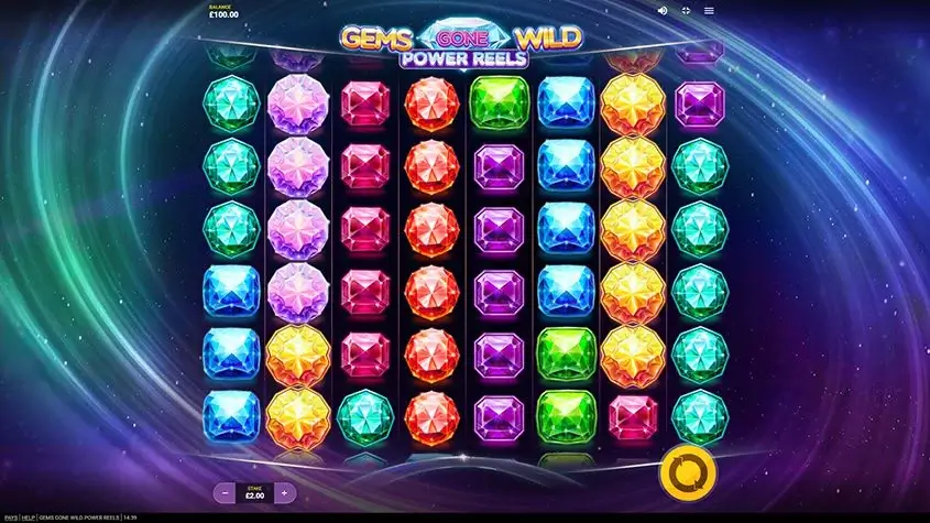 Gems gone wild power reels