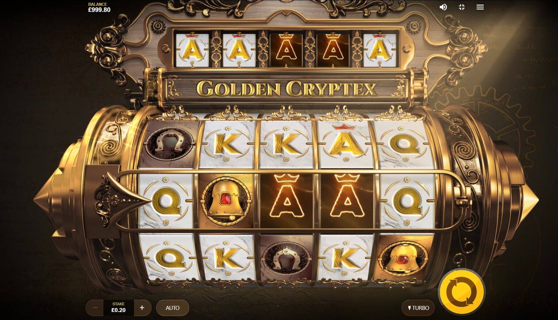 Golden cryptex