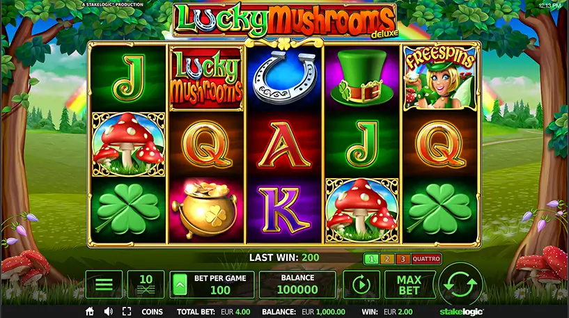 Lucky mushrooms deluxe