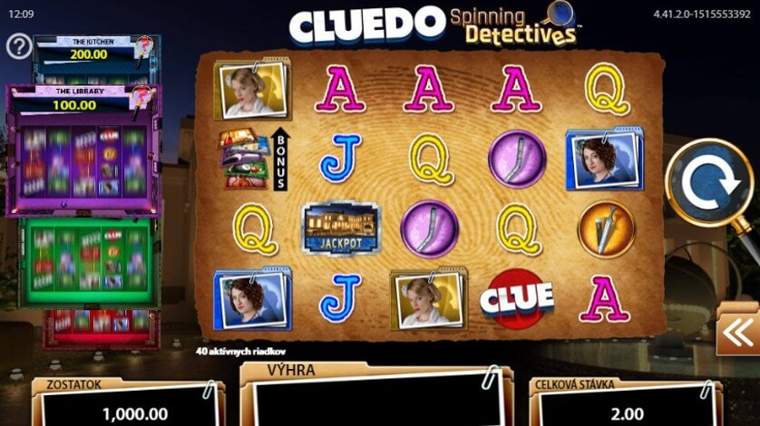 Cluedo spinning detectives