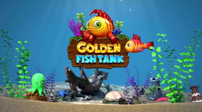 Golden fish tank