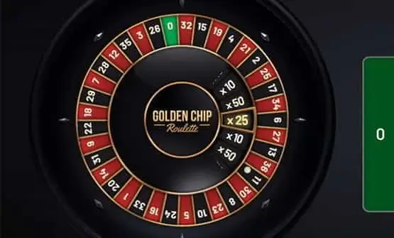 Golden chip roulette